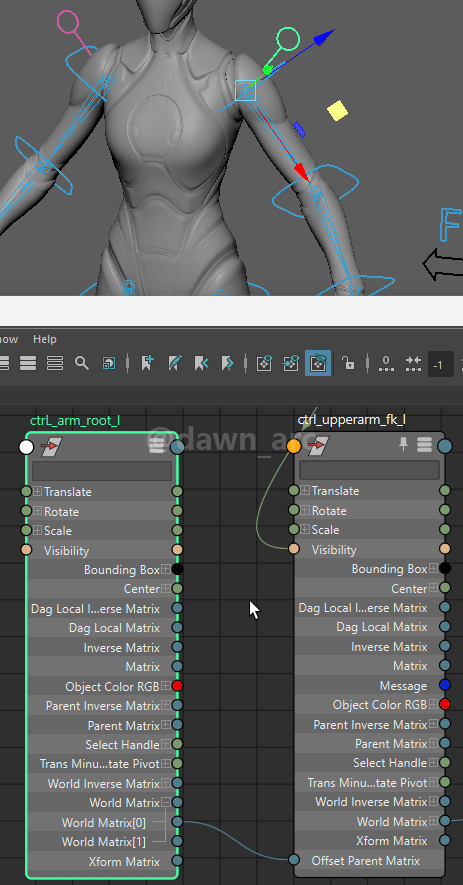 [Maya]Rigging 12 - Limbs FK
